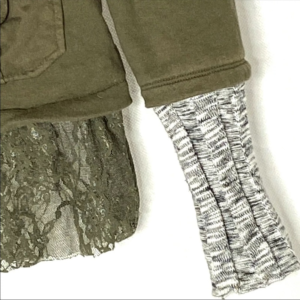 Scrapbook Zip Sweatshirt Hoodie Jacket XS - Picture 6 of 7